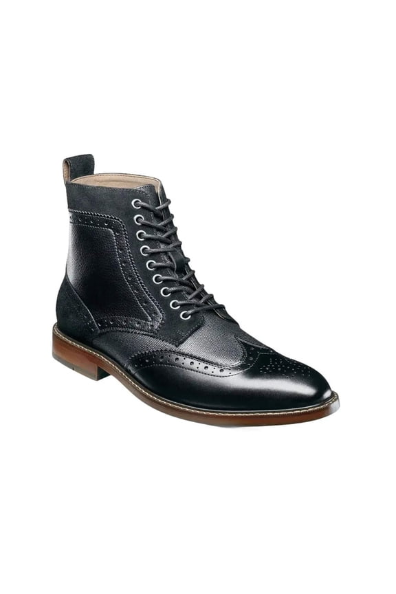 Finnegan Wingtip Lace-Up Boot Black Multi 25427-009