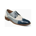 thumbnail image 1 of Stacy Adams Gallinari Wingtip Lace Up Leather Shoes Dark Blue Multi 25660-469, 1 of 8