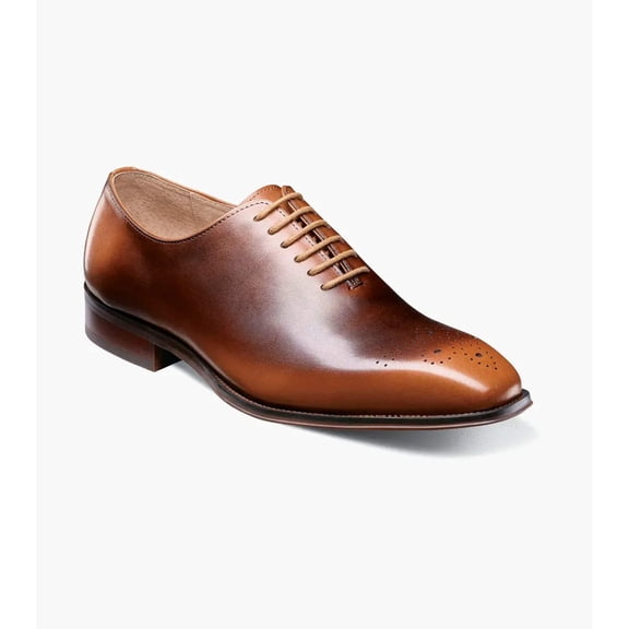 Stacy Adams Hallquist Plain Toe Oxford Shoes Leather Toffee 25742-235
