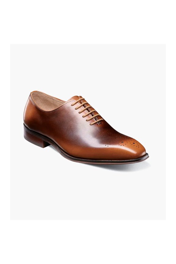 Hallquist Plain Toe Oxford Shoes Leather Toffee 25742-235