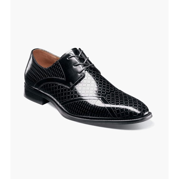 Stacy Adams Hobson Cap Toe Oxford Dress Shoes Black Leather 25764-001