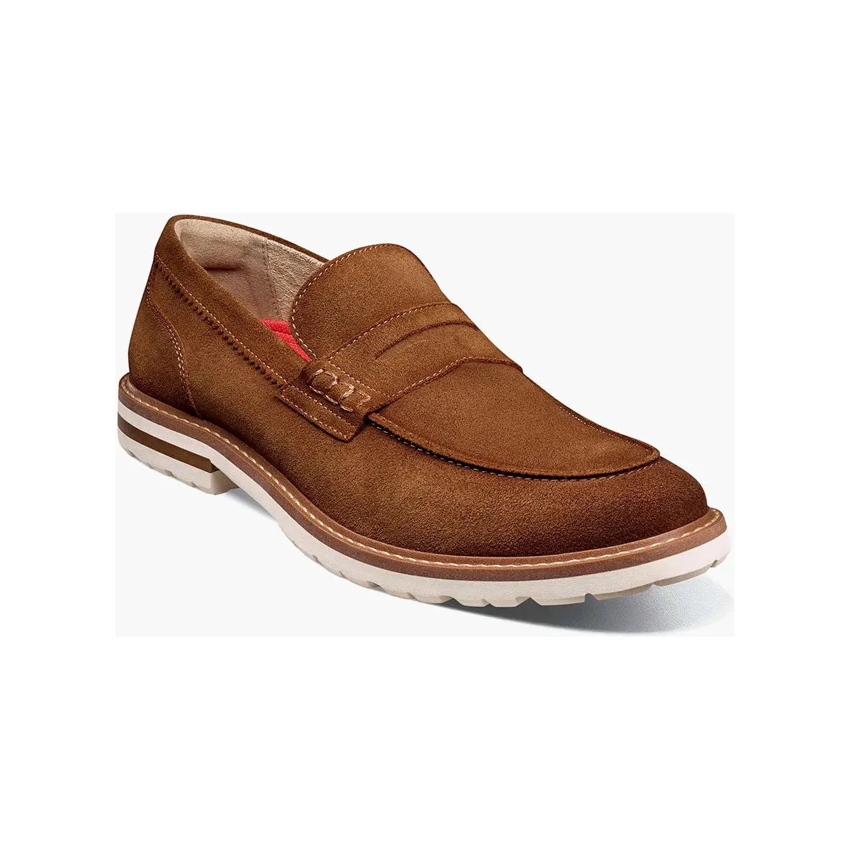 Stacy Adams Sprague Mocassino Uomo Slip-On – Velluto Trapuntato, Decorazioni Metalliche, Suola Gomma, Taglia Unica