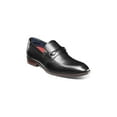 thumbnail image 1 of Stacy Adams Kaylor Moc Toe Bit Slip On Leather Dress Shoes Black  25572-001, 1 of 8