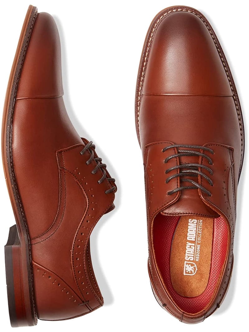 Stacy Adams Men\'s Kallum Cap-Toe Oxford Dress Shoe Cognac - Wide Stacy Adams Men main image 4