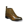 thumbnail image 1 of 00083-209 Stacy Adams Madison Side Zip Brown Demi Boot Suede Leather Brown, 1 of 6