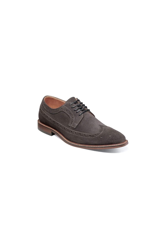 Marligan Wingtip Oxford Suede Classic Shoes Dark Gray 25616-011