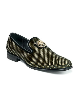 Gold studded deals shoes mens