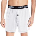 thumbnail image 1 of Men's Stacy Adams SA1000 Moisture Wicking ComfortBlend Boxer Short (White L), 1 of 3