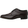 thumbnail image 1 of Stacy Adams Mens Dayton Burgundy Shoes Wing Tip  Ostrich Print Shiny 00375-05, 1 of 5
