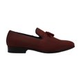 thumbnail image 1 of Stacy Adams Mens Tazewell Cotton Closed Toe Penny Loafer, Red, Size 11.0, 1 of 5