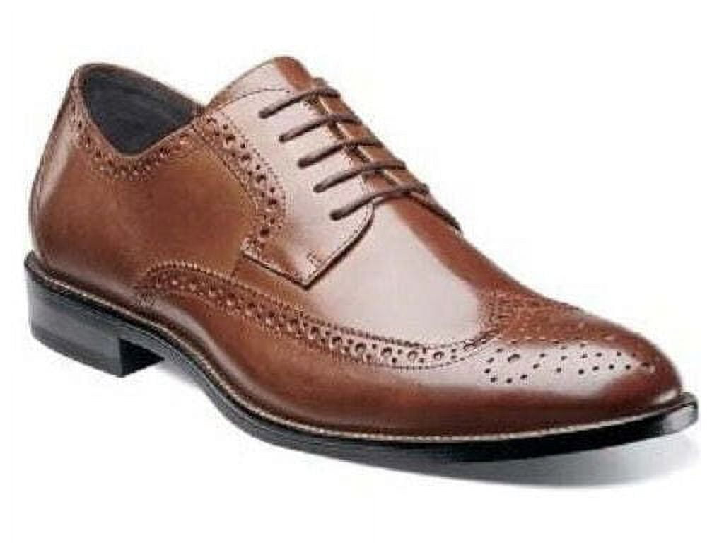 Stacy Adams Men shoes Cognac Garrison Wingtip Leather Oxford 24916 221 Walmart
