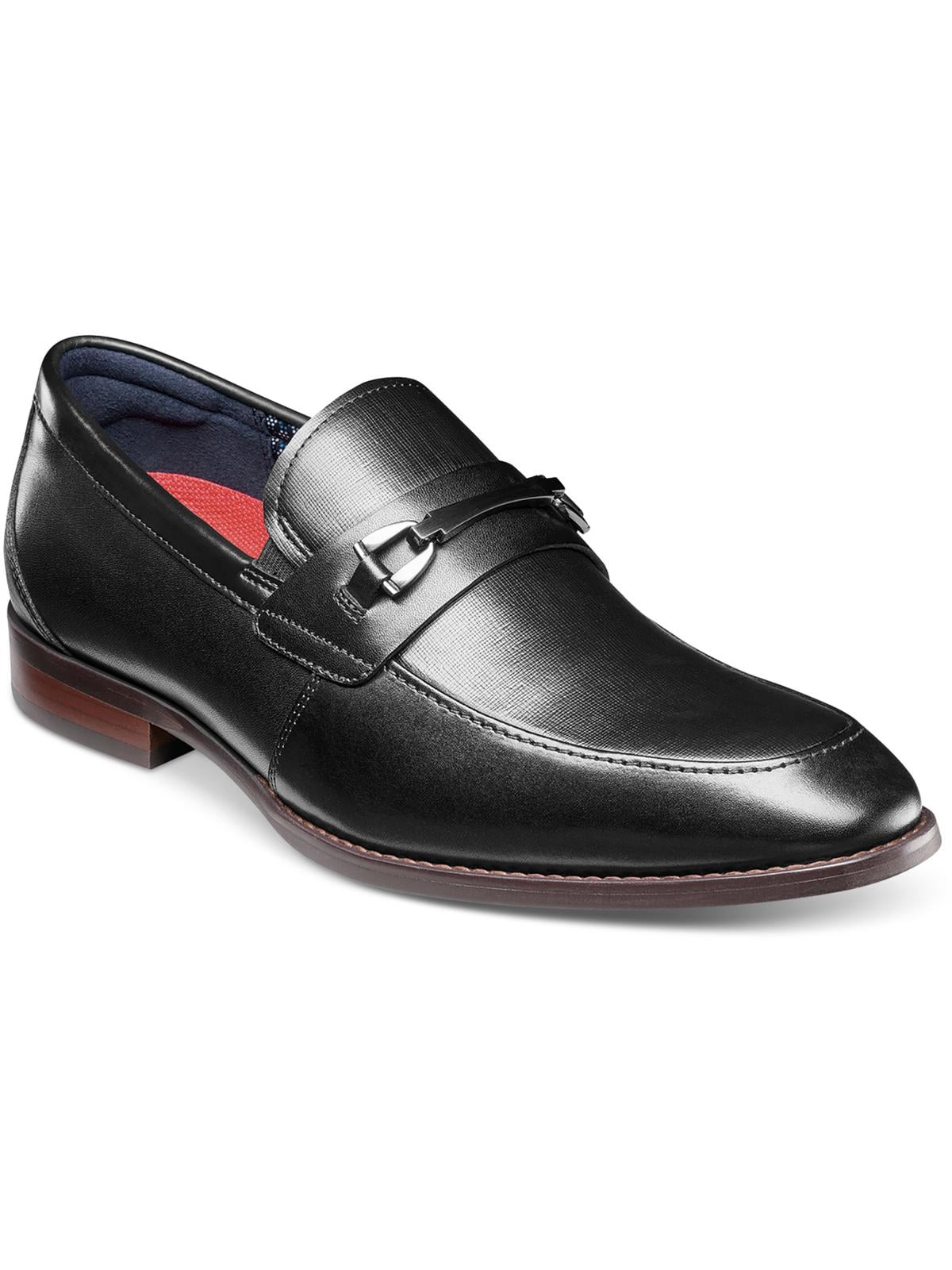 Stacy Adams Men's Del Slip On Driving Style Loafer, Black, 7 Del Moc Toe Slip On Men\u0027s Dress Shoes |
