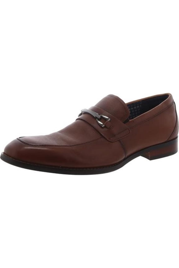 Mens Kaylor Leather Textured Loafers