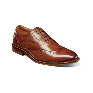 Stacy Adams Mens MacArthur Leather Wingtip Oxfords