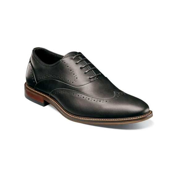 Stacy Adams Mens MacArthur Leather Wingtip Oxfords