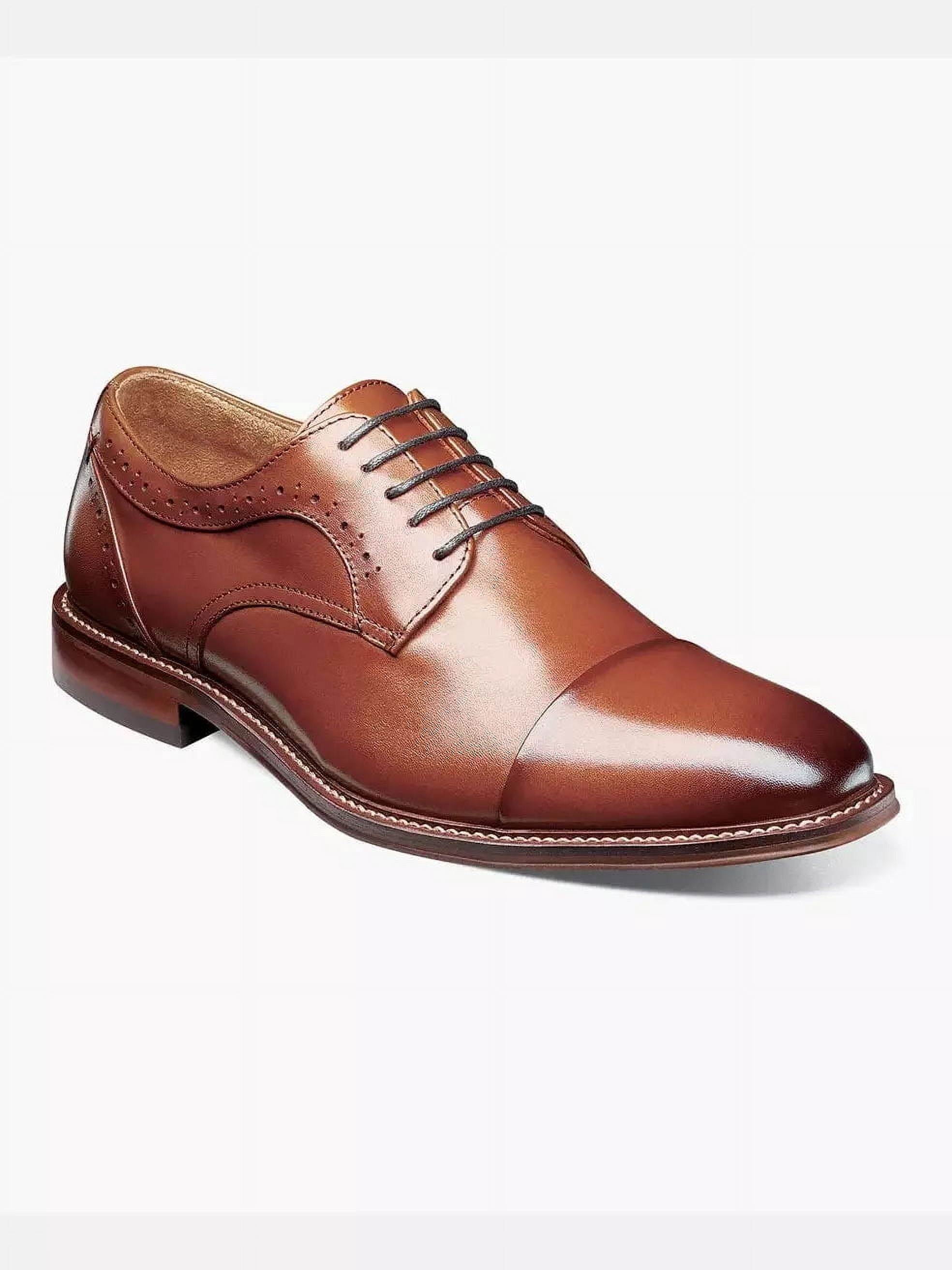 stacy adams men's dress shoes brown Stacy Adams Sync 8 Men's Cognac
