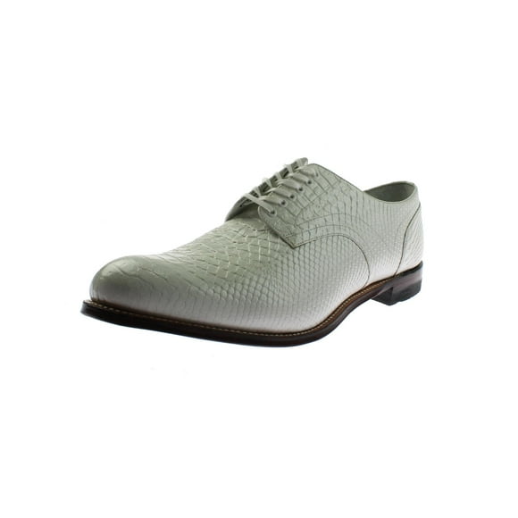 Stacy Adams Mens Madison Snake Embossed Leather Oxfords