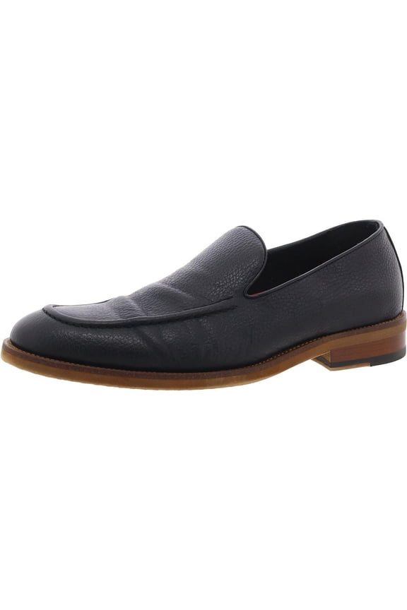 Mens Prentice Leather Slip-On Loafers