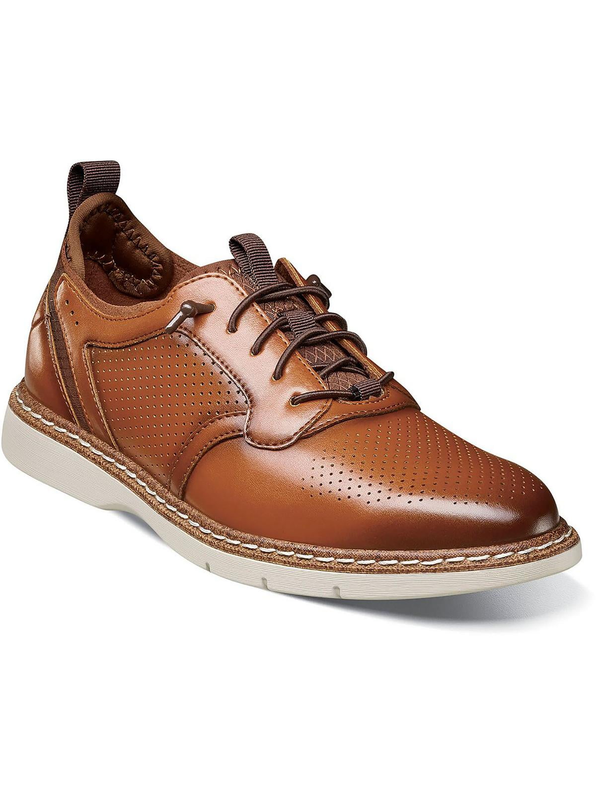 Stacy Adams Sync Plain Toe Lace‎ Up Sneaker Shoes Leather Brown 25662-215 size 9 Men main image 4