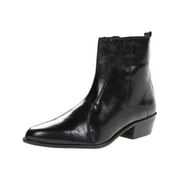 Mens Stacy Adams Santos Side Zip Boot Soft Leather Black 24855-001