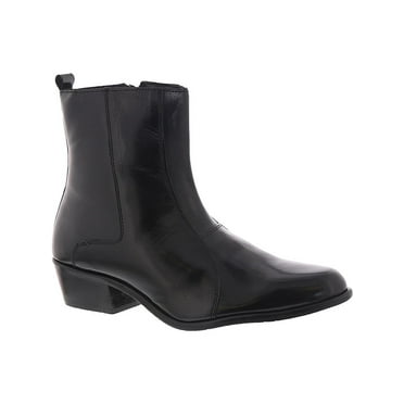 Stacy Adams Mens Santos Zipper Leather Dress Boots