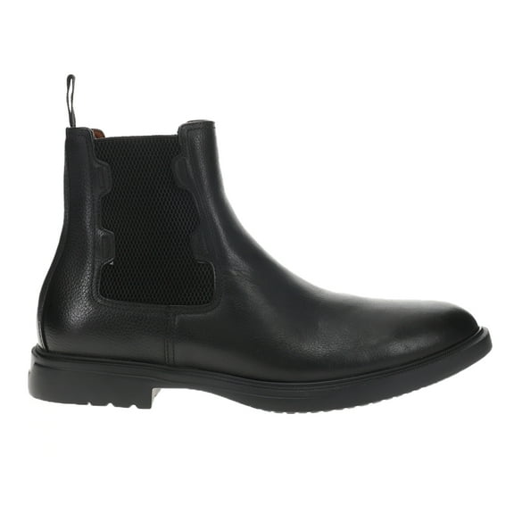 Men's Stacy Adams Townsend Plain Toe Chelsea Boot Black Tumbled 25728-007