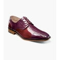 thumbnail image 1 of Stacy Adams Palmento Modified CapToe Oxford Dress Shoes Burgundy Multi 25740-641, 1 of 7