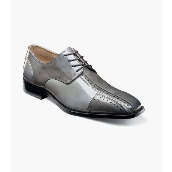 Stacy Adams Palmento Modified CapToe Oxford Dress Shoes Gray Multi 25740-062