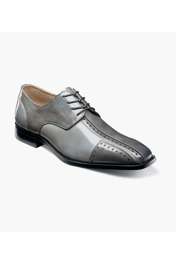 Palmento Modified CapToe Oxford Dress Shoes Gray Multi 25740-062