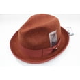 thumbnail image 1 of Men's New Stacy Adams Rust Fedora GT SAW717, 1 of 3