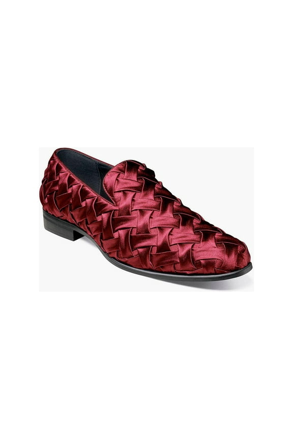 Savoir Satin Textile Upper Shoes 25611-601 Burgundy