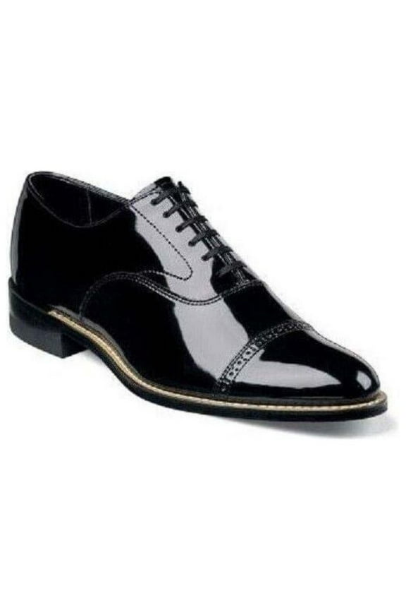 Stacy Adams Shoes Concorde Patent Leather Oxford Tuxedo Lace Wedding 11003-01