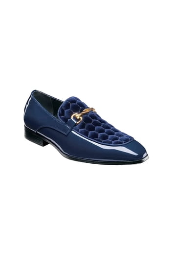Stacy Adams Mens Pacetti Black Leather Croc‎ Tasseled Slip On Loafers Shoes 7.5M Lizard Leather main image 4
