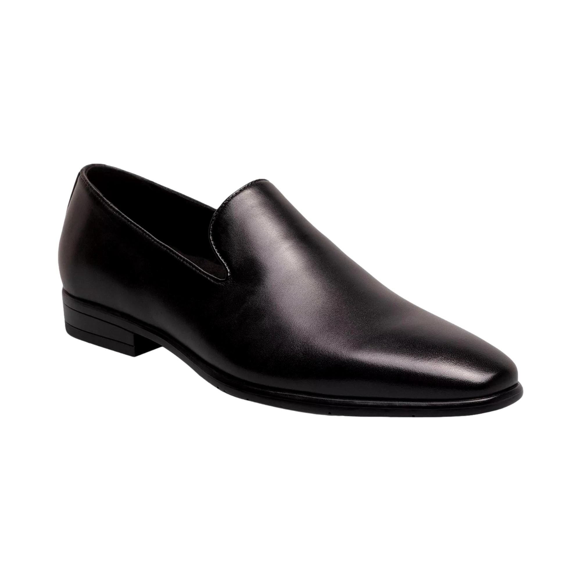 Stacy Adams Dress Shoes Mens US 11M Black Leather Square Toe‎ Slip On 21498-001 http:// main image 2