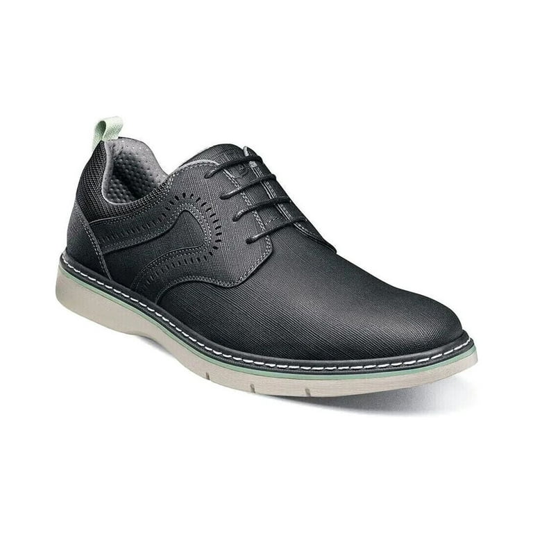 Stacy Adams Stride Plain Toe Lace Up Walking Shoes Black 25633 001 Walmart
