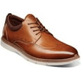 thumbnail image 1 of Stacy Adams Synergy Wingtip Oxford Men's Shoes Cognac Leather 25418-221, 1 of 7