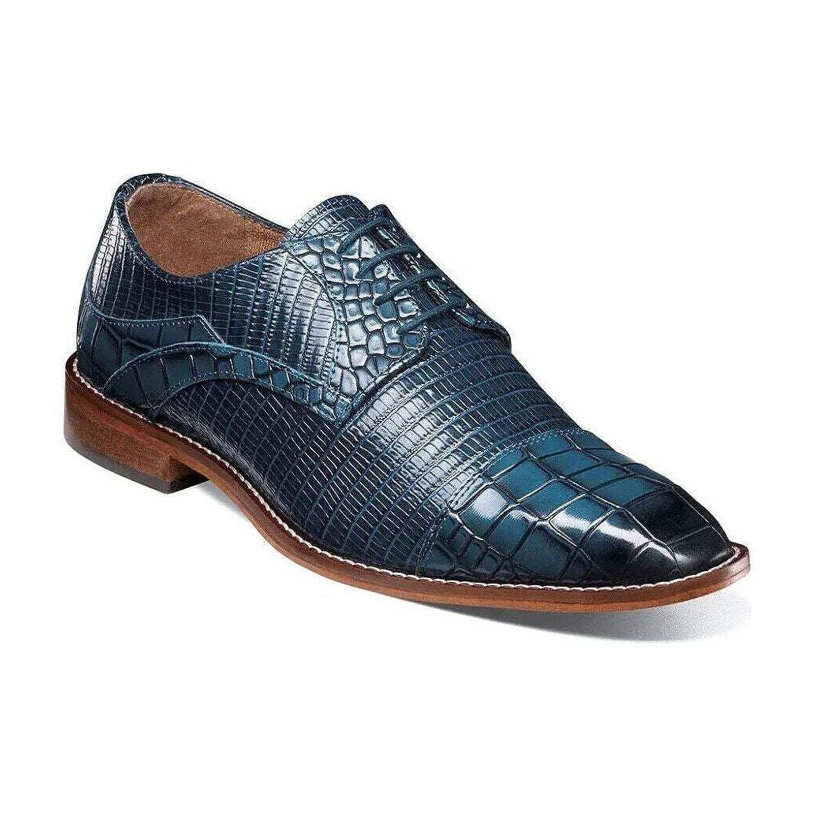 Stacy Adams Tedesco Cap Toe Oxford Lizard Leather Dress