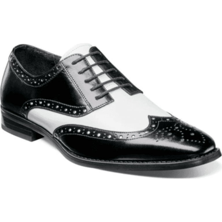 Stacy Adams Men\'s Handcrafted Leather Wingtips Oxford Dress Shoe Size 10.5 M Stacy Adams Mens Tinsley Wingtip Oxford Tan 10.5 - Walmart.com main image 3