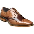 thumbnail image 1 of Stacy Adams Tinsley Wingtip Oxford Mens Shoes Lace Up Tan Multi 25092-238, 1 of 7