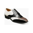 thumbnail image 1 of Stacy Adams Tristano Modified Bike Toe Oxford Shoes Black Gray 25694-910, 1 of 7