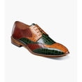 thumbnail image 1 of Stacy Adams Tristano Modified Bike Toe Oxford Shoes Green Multi 25694-340, 1 of 8