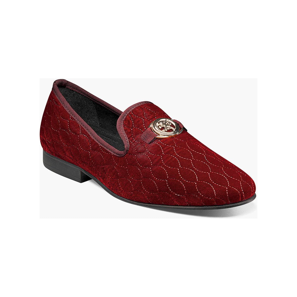 Stacy Adams Valet Slip On Bit Loafer Men s Shoes Burgundy 25166 601