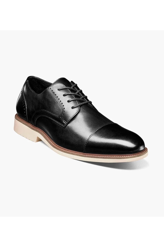 Wesbridge Cap Toe Oxford Comfort Shoes Leather Black 25713-001
