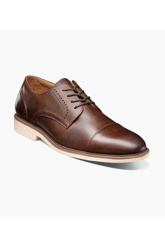 Wesbridge Cap Toe Oxford Shoes Leather Brown CH 25713-215