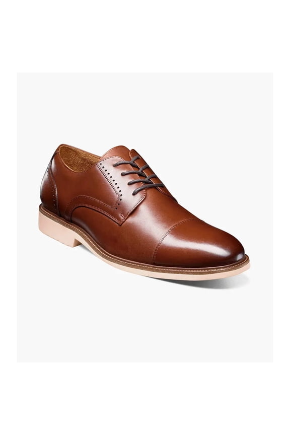 Wesbridge Cap Toe Oxford Shoes Leather Chacolate 25713-202