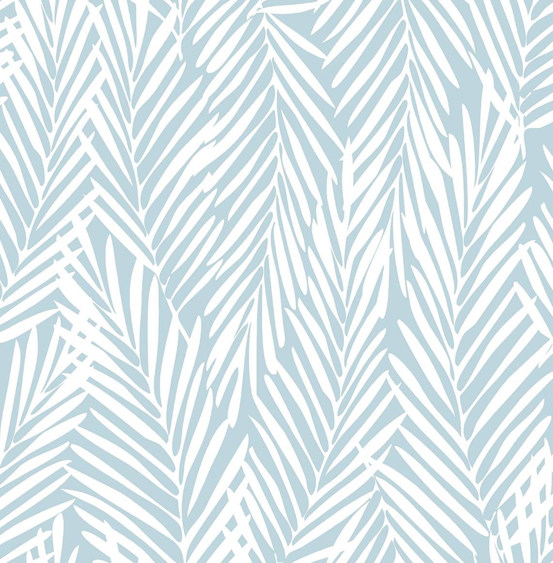 Stacy Garcia Home Blue Skies Mod Palm Peel and Stick Wallpaper