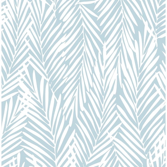 Stacy Garcia Home Blue Skies Mod Palm Peel and Stick Wallpaper