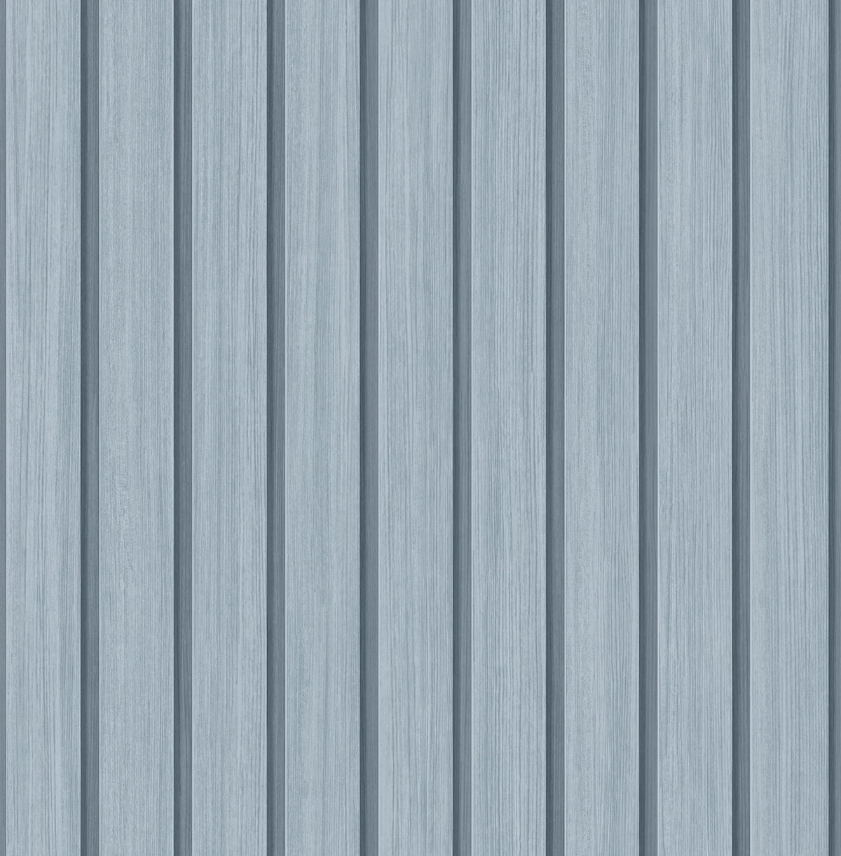 Blue Skies Faux Wood Slat Peel and Stick Wallpaper