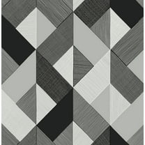 Stacy Garcia Home Greystone Marquetry Peel and Stick Wallpaper