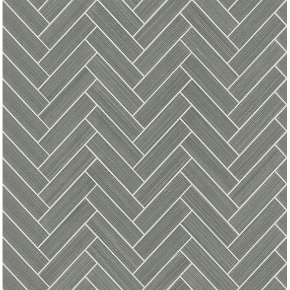 Stacy Garcia Home Herringbone Inlay Peel and Stick Wallpaper